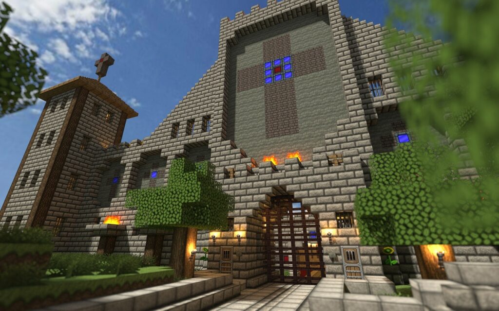 minecraft church of the sky