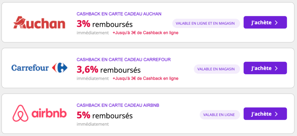 a screenshot of the airbnb app showing the different prices
