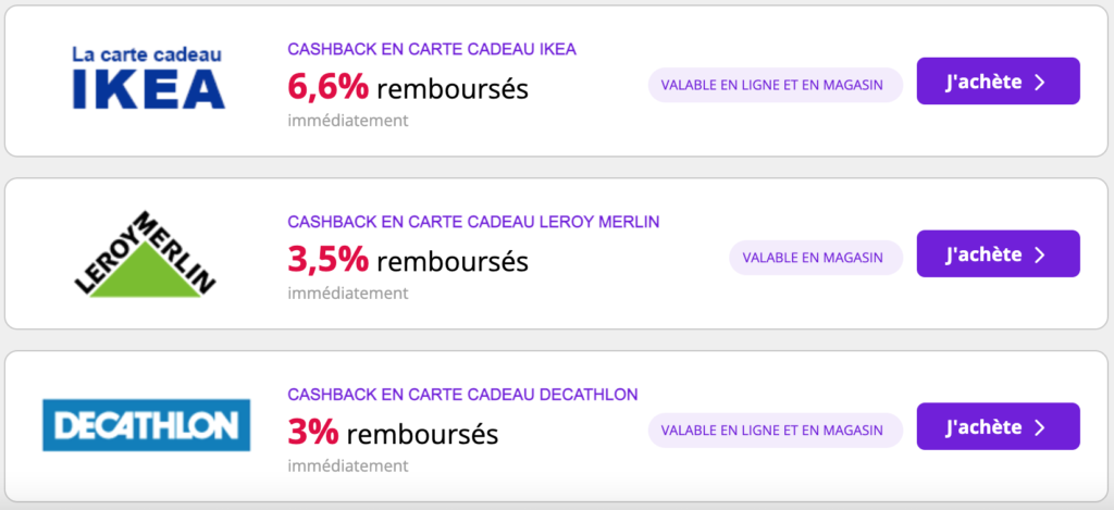a screenshot of the ikea website showing the prices of different items
