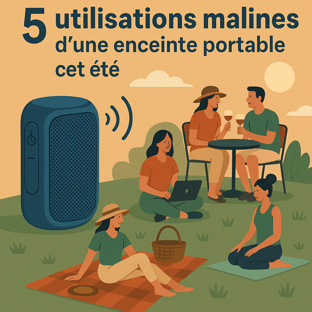 5 idées pour l'enceinte Bluetooth cet été